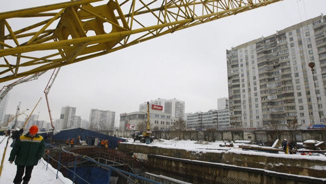 Строительство метро. Архив