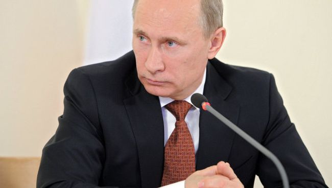 Председатель правительства России Владимир Путин. Архив