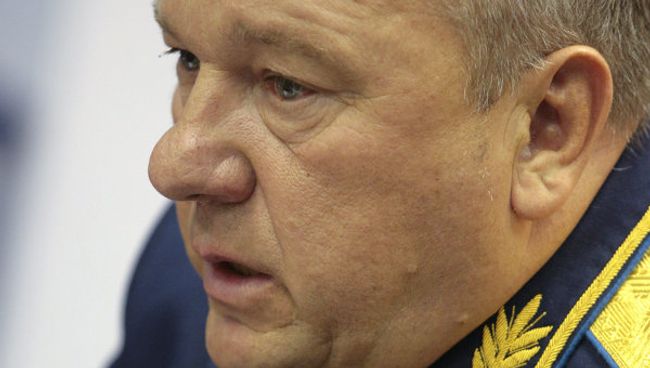 Командующий Воздушно-десантными войсками генерал-лейтенант Владимир Шаманов