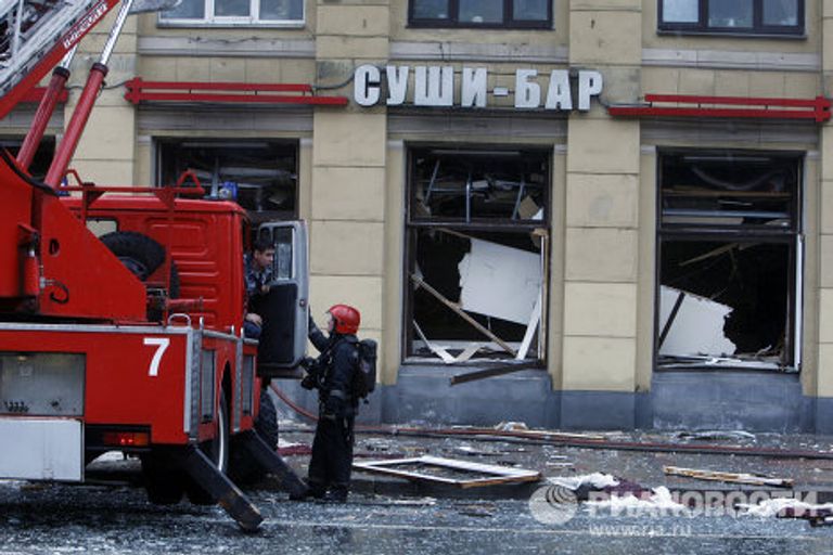 Взрыв газового баллона в ресторане Харбин в Санкт-Петербурге Взрыв газового баллона в ресторане Харбин в Санкт-Петербурге