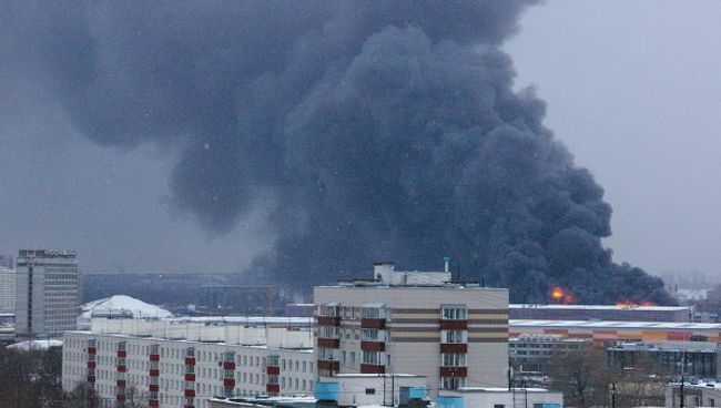 Пожар на Южнопортовой Пожар на Южнопортовой