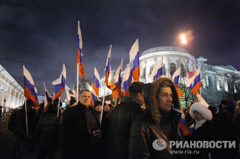 Митинг в поддержку В.Путина на Манежной площади Митинг в поддержку В.Путина на Манежной площади