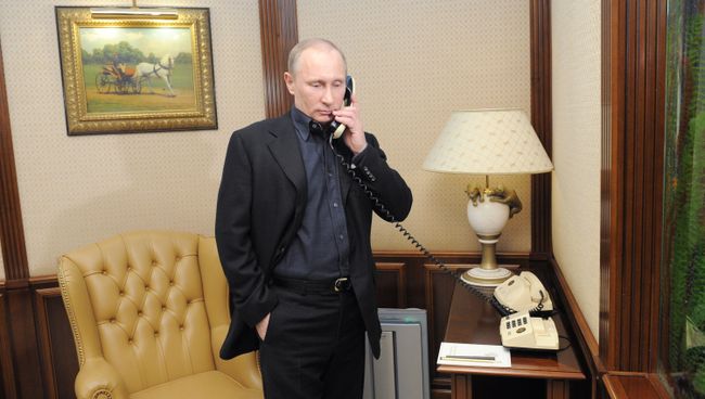 Кандидат в президенты РФ, председатель правительства Владимир Путин. Архив