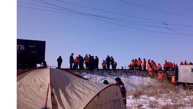 Сход с рельсов вагонов в Еврейской автономной области Сход с рельсов вагонов в Еврейской автономной области