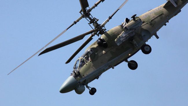 Вертолет Ка-52 Аллигатор. Архивное фото