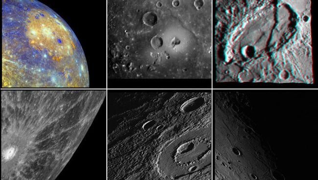 Фотографии поверхности Меркурия с борта зонда «Мессенджер» Фотографии поверхности Меркурия с борта зонда «Мессенджер»