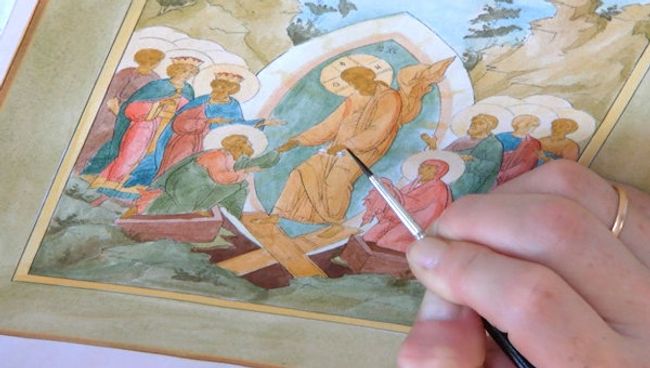 От карандаша до листового золота: как создаются иконы 