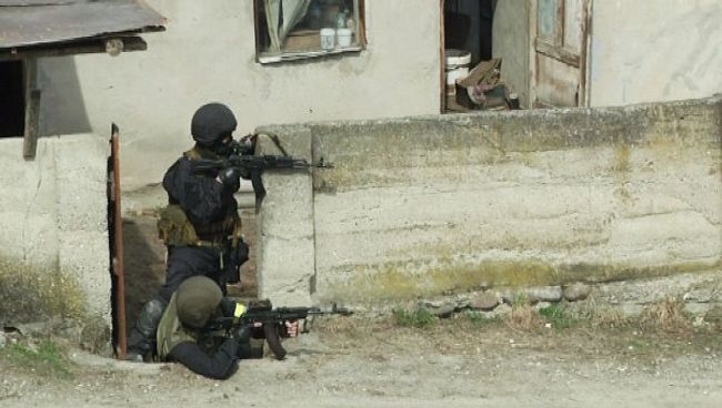 Спецоперация по захвату боевиков в Кабардино-Балкарии . Архив