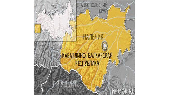 Кабардино-Балкария. Нальчик. Карта