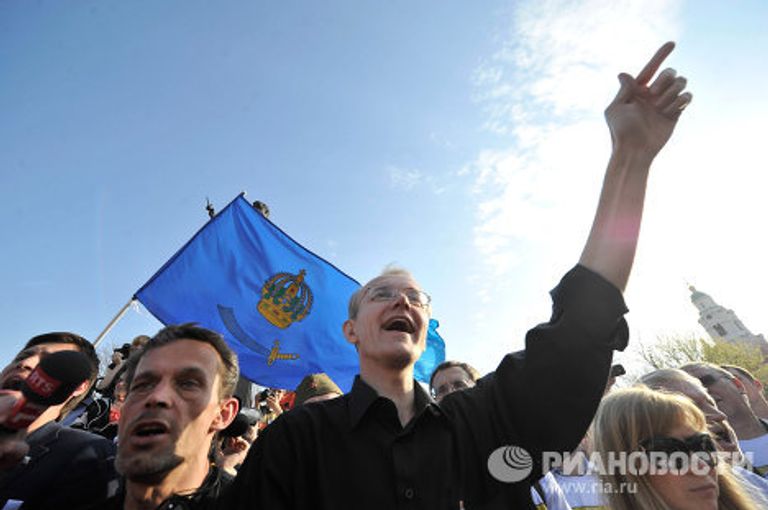 Акция в поддержку экс-кандидата в мэры Астрахани Олега Шеина Акция в поддержку экс-кандидата в мэры Астрахани Олега Шеина