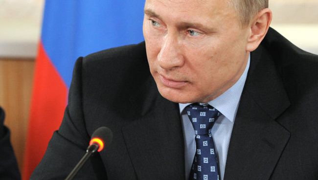 Премьер-министр РФ В.Путин провел совещание по жилищному строительству