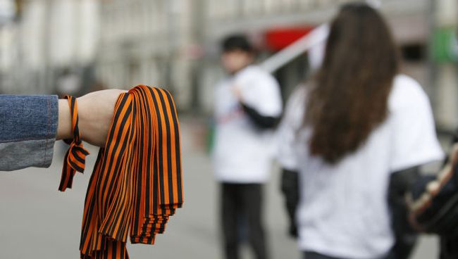 В Казани стартовала акция Георгиевская ленточка В Казани стартовала акция Георгиевская ленточка