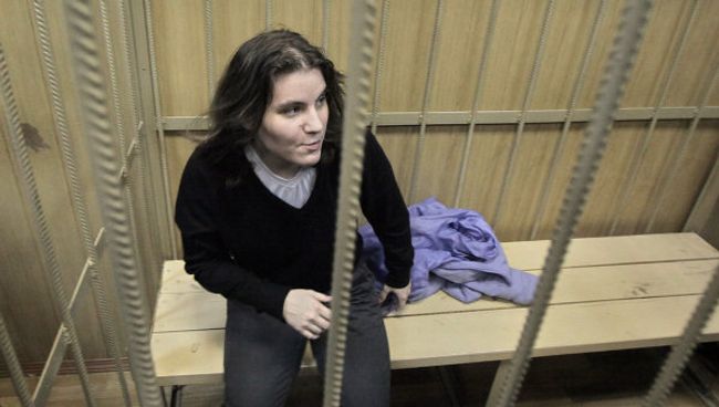 Заседание суда по делу Pussy Riot. Екатерина Самуцевич