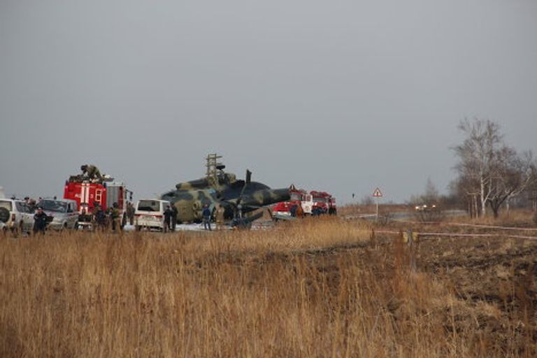 Аварийная посадка Ми-8 под Хабаровском Аварийная посадка Ми-8 под Хабаровском