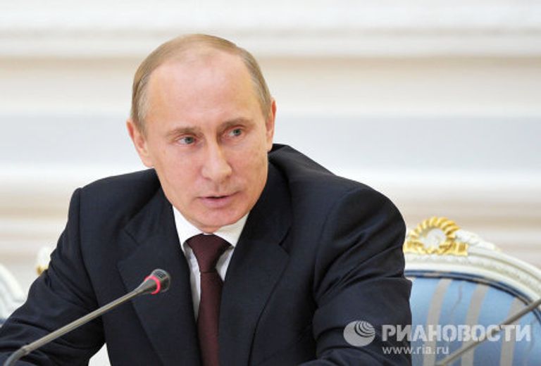 Премьер-министр В.Путин провел встречу с активом партии Единая Россия Премьер-министр В.Путин провел встречу с активом партии Единая Россия