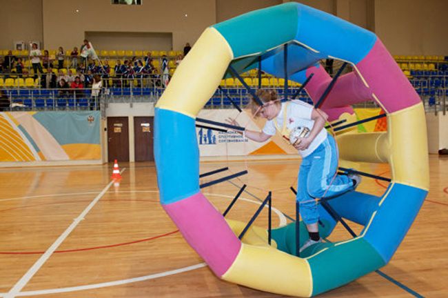 Веселые старты. Архивное фото