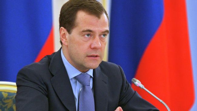 Премьер-министр России Дмитрий Медведев. Архив