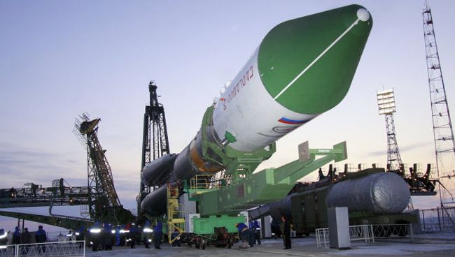 Вывоз ракеты Союз-У с грузовым кораблем Прогресс М-14М Вывоз ракеты Союз-У с грузовым кораблем Прогресс М-14М