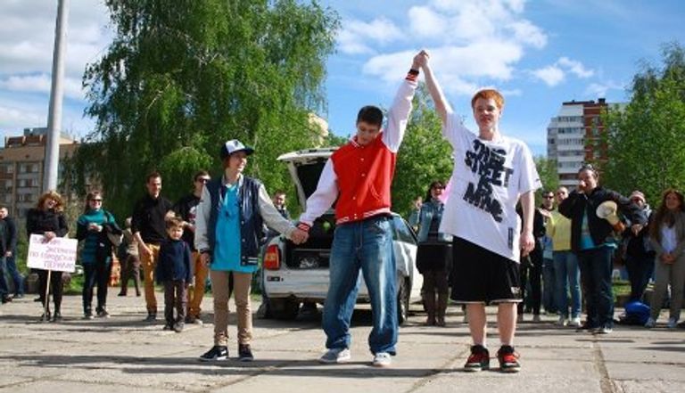 Скейтеры и роллеры устроили экстремальный Первомай в Тольятти Скейтеры и роллеры устроили экстремальный Первомай в Тольятти