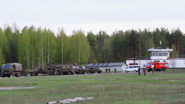 Контрольно-пропускной пункт (КПП) 20-й гвардейской общевойсковой Армии Западного военного округа в Мулино. Архивное фото Контрольно-пропускной пункт (КПП) 20-й гвардейской общевойсковой Армии Западного военного округа в Мулино. Архивное фото