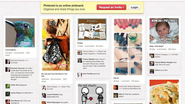 Соцсеть Pinterest