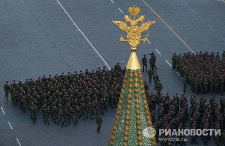 Репетиция парада Победы на Красной площади Репетиция парада Победы на Красной площади