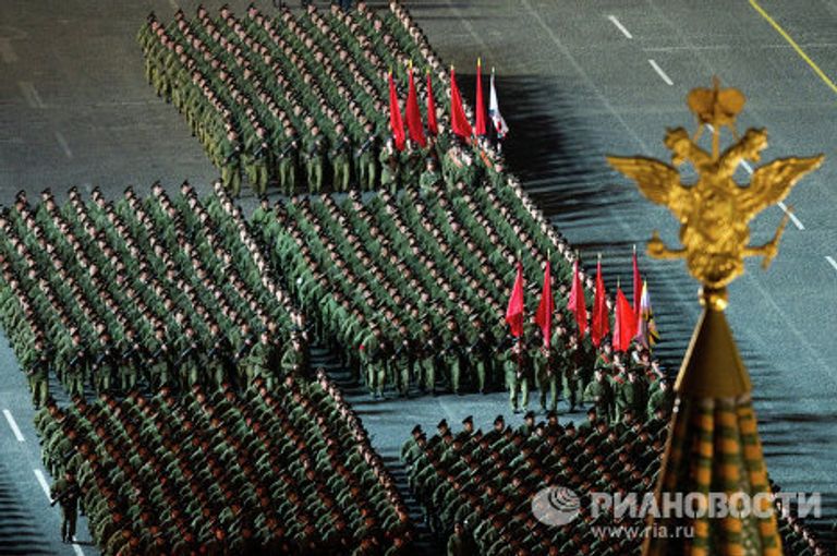 Репетиция парада Победы на Красной площади Репетиция парада Победы на Красной площади