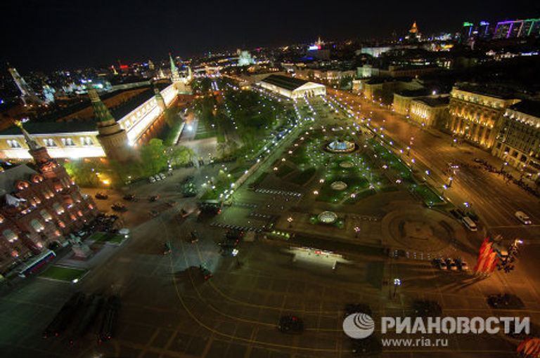 Репетиция парада Победы на Красной площади Репетиция парада Победы на Красной площади