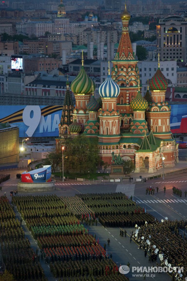 Репетиция парада Победы на Красной площади Репетиция парада Победы на Красной площади