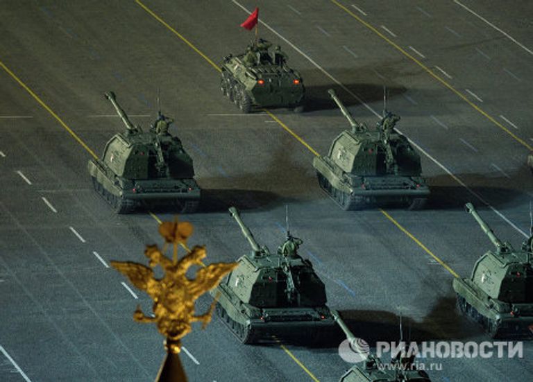 Репетиция парада Победы на Красной площади Репетиция парада Победы на Красной площади