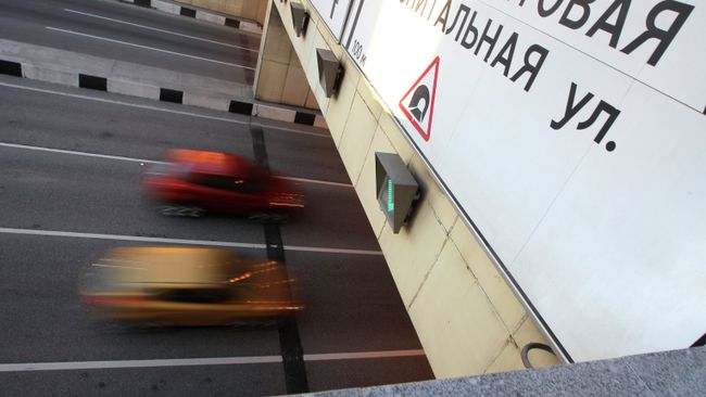Лефортовский тоннель в Москве. Архив