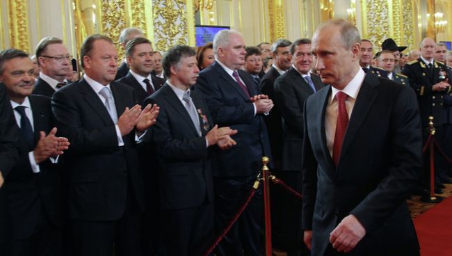 Церемония инаугурации избранного президента РФ В.Путина