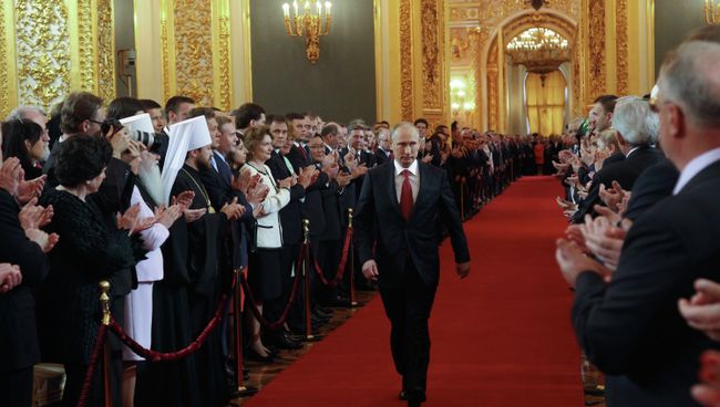 Церемония инаугурации избранного президента РФ В.Путина