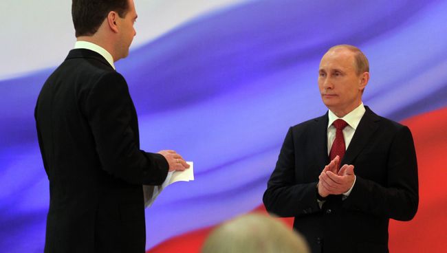 Церемония инаугурации избранного президента РФ В.Путина