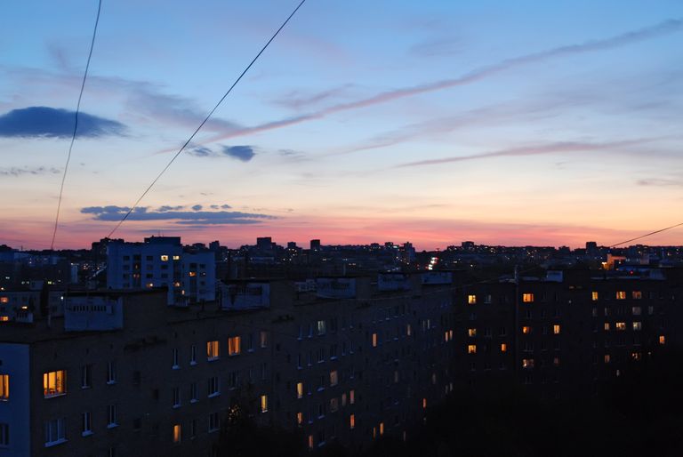 Фото: вид на Новостройку ночью Фото: вид на Новостройку ночью