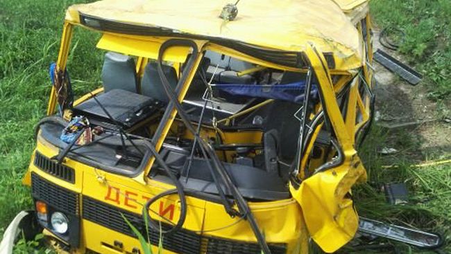 ДТП со школьным автобусом на Ставрополье