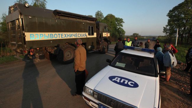 Взрывы боеприпасов на военном складе в Приморском крае