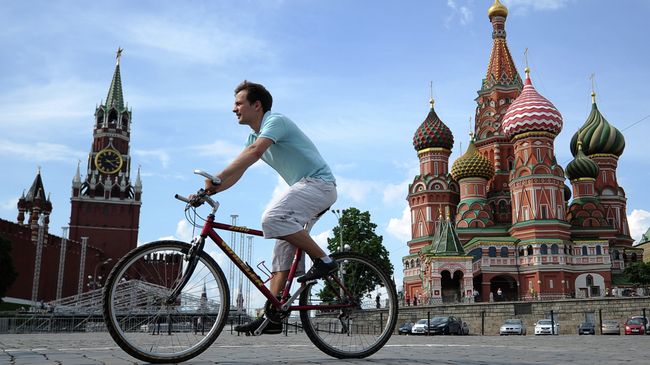 Москвич на велосипеде Москвич на велосипеде