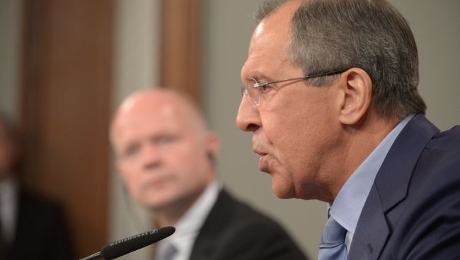 Встреча Сергея Лаврова с Уильямом Хейгом