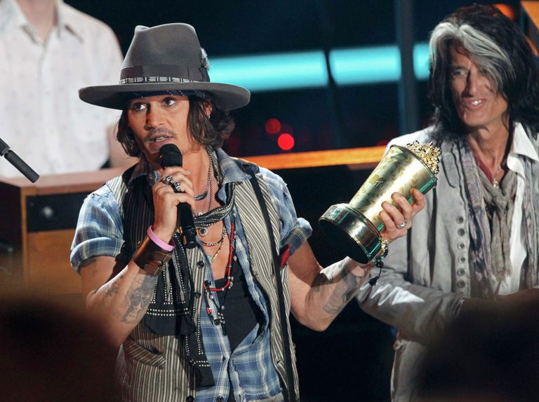 Джонни Депп на премии MTV Movie Awards 2012 Джонни Депп на премии MTV Movie Awards 2012