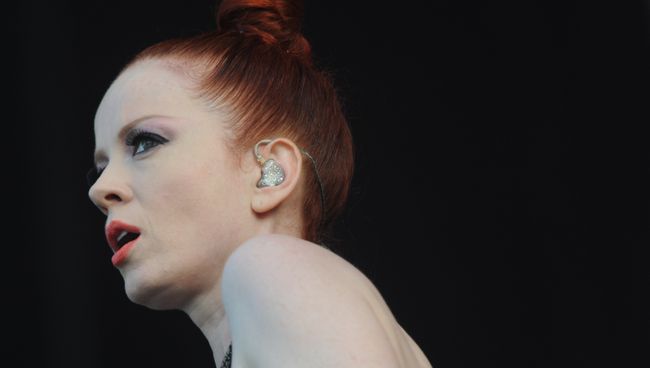 Вокалистка рок-группы Garbage Ширли Энн Мэнсон. Архивное фото