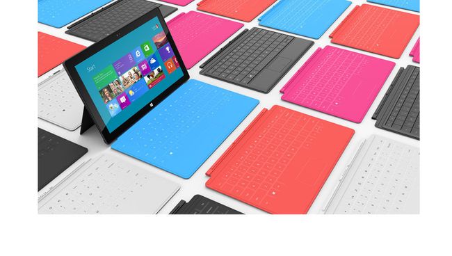 Планшет Surface с клавиатурами Планшет Surface с клавиатурами