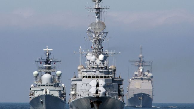 Корабли в Балтийском море Корабли в Балтийском море