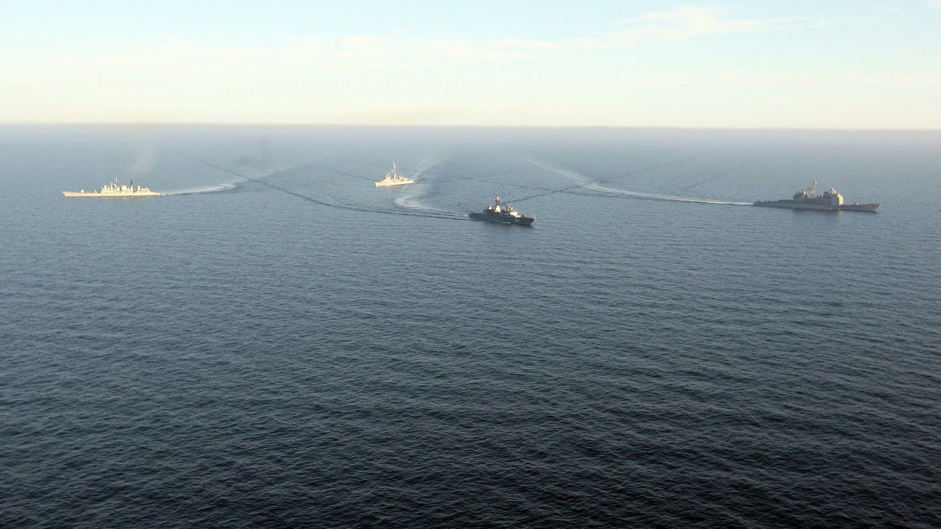 Международные военно-морские учения Международные военно-морские учения - РИА Новости, 1920, 03.11.2024