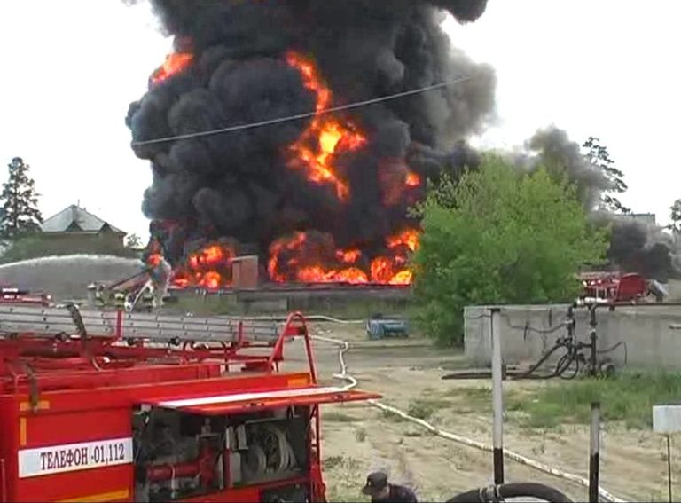 Пожар в Ангарске Пожар в Ангарске