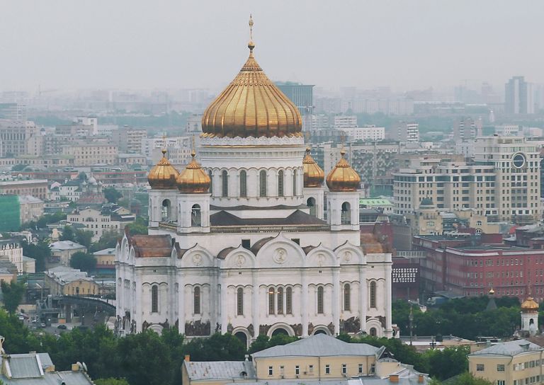 Вид на Храм Христа Спасителя Вид на Храм Христа Спасителя