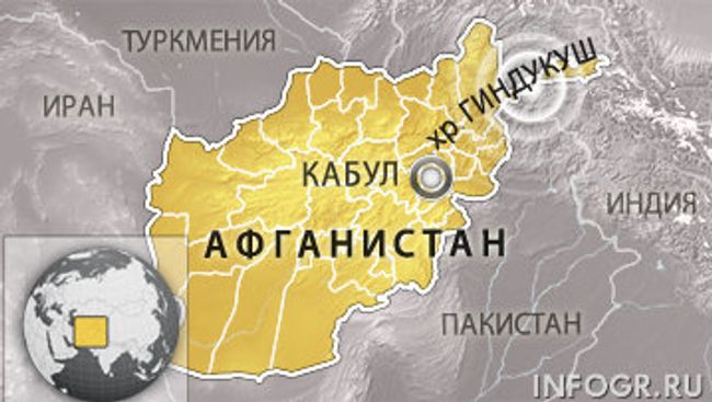 Землетрясение в Афганистане