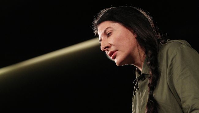 Югославская художница Марина Абрамович