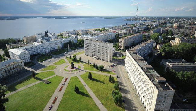 Города России. Архангельск. Архивное фото