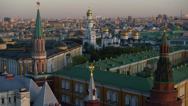 Вид на Московский Кремль